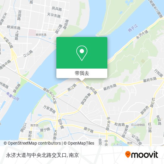 永济大道与中央北路交叉口地图