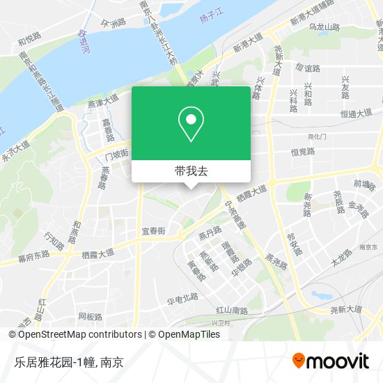 乐居雅花园-1幢地图