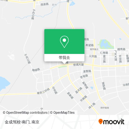 金成驾校-南门地图