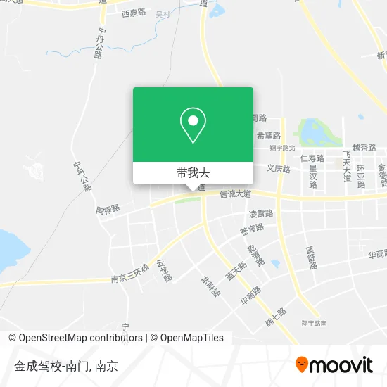 金成驾校-南门地图