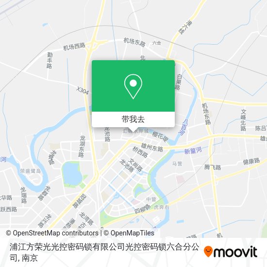 浦江方荣光光控密码锁有限公司光控密码锁六合分公司地图
