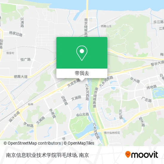 南京信息职业技术学院羽毛球场地图