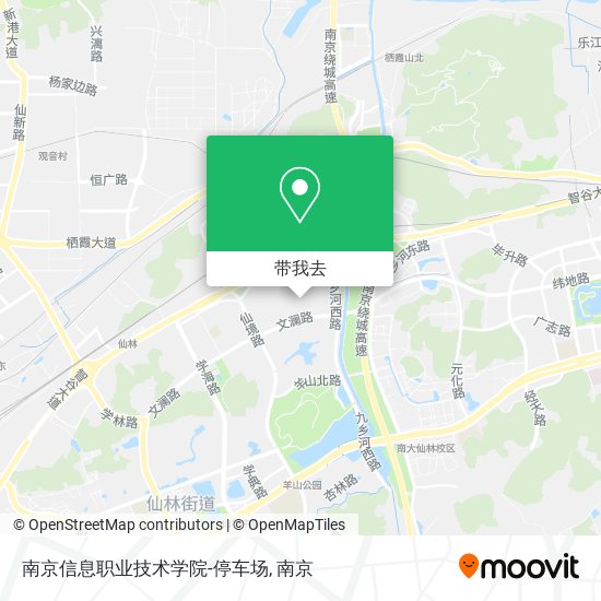 南京信息职业技术学院-停车场地图
