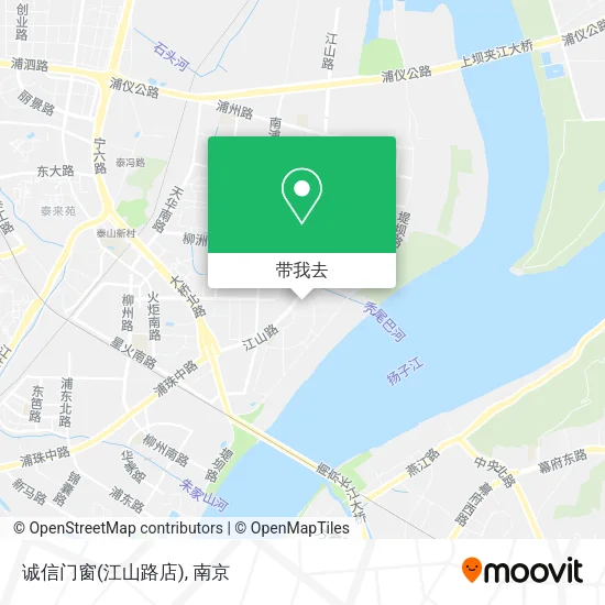 诚信门窗(江山路店)地图