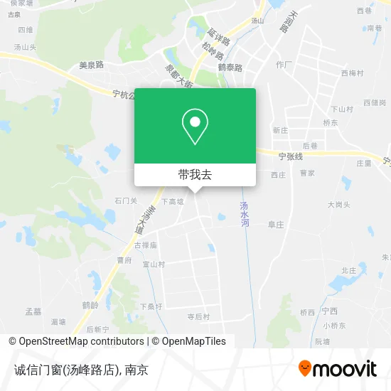 诚信门窗(汤峰路店)地图
