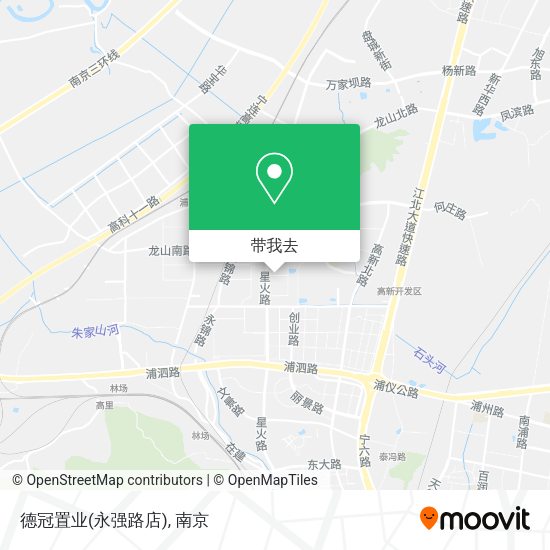 德冠置业(永强路店)地图