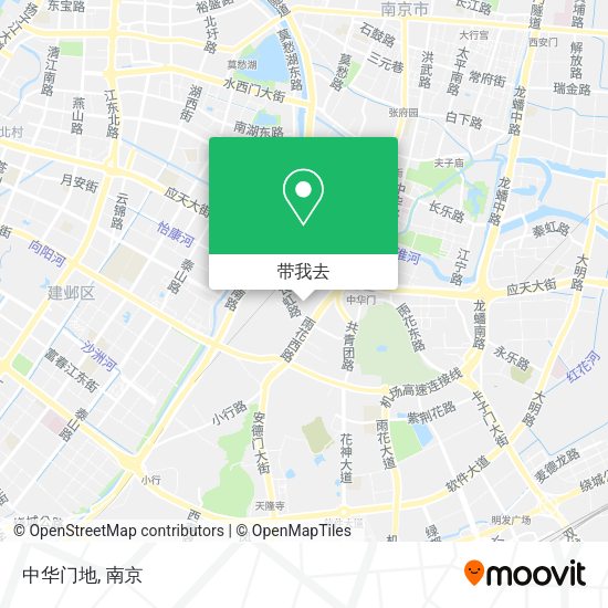 中华门地地图