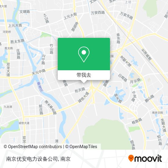南京优安电力设备公司地图