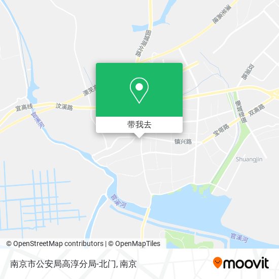 南京市公安局高淳分局-北门地图