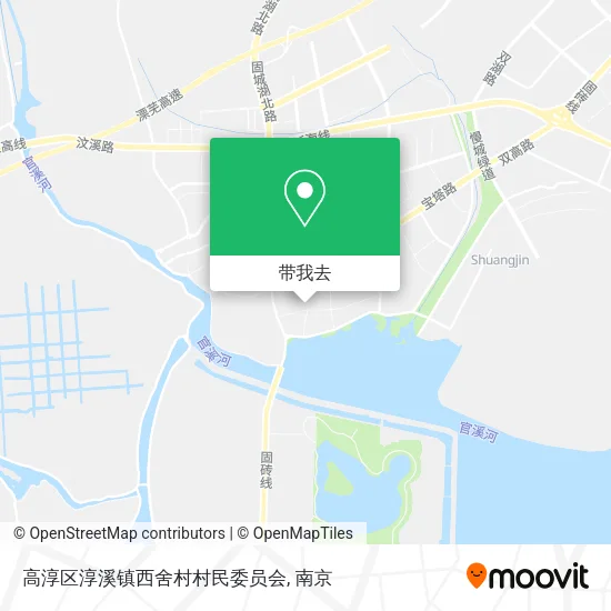 高淳区淳溪镇西舍村村民委员会地图
