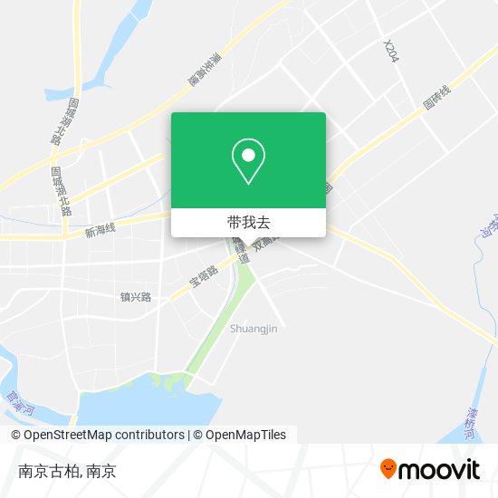 南京古柏地图