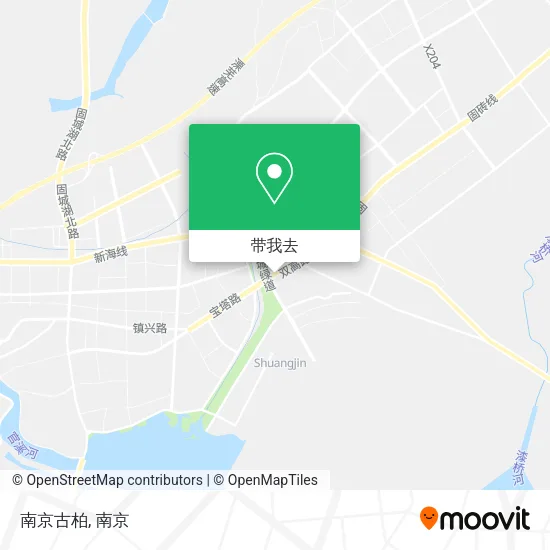 南京古柏地图