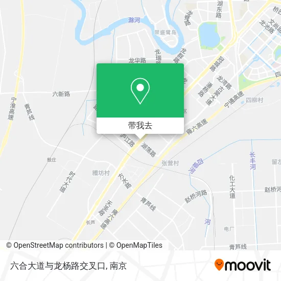 六合大道与龙杨路交叉口地图