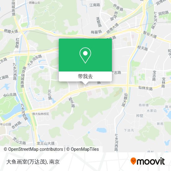 大鱼画室(万达茂)地图
