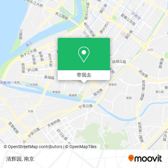 清辉园地图