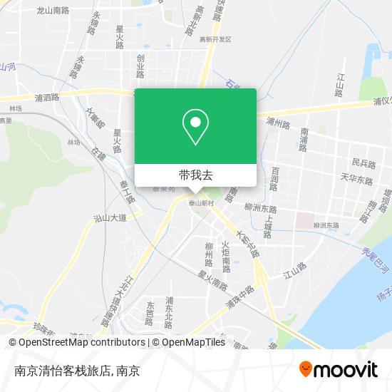 南京清怡客栈旅店地图