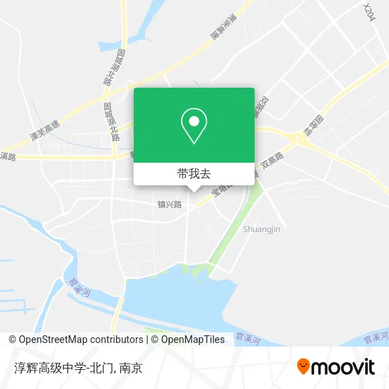 淳辉高级中学-北门地图