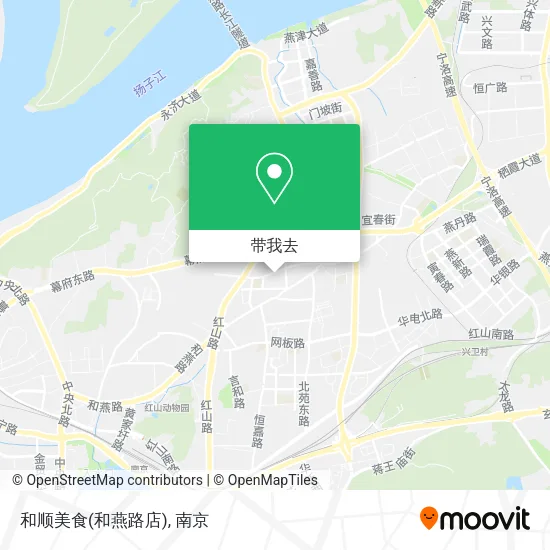 和顺美食(和燕路店)地图