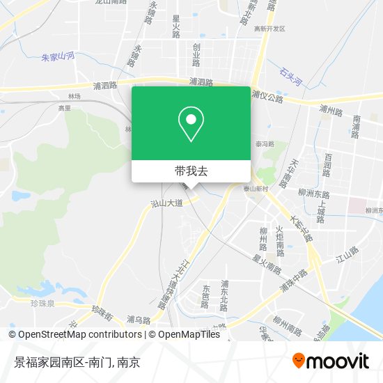 景福家园南区-南门地图