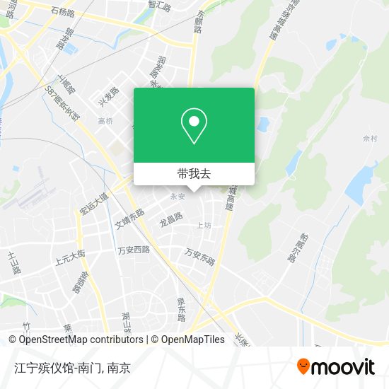 江宁殡仪馆-南门地图