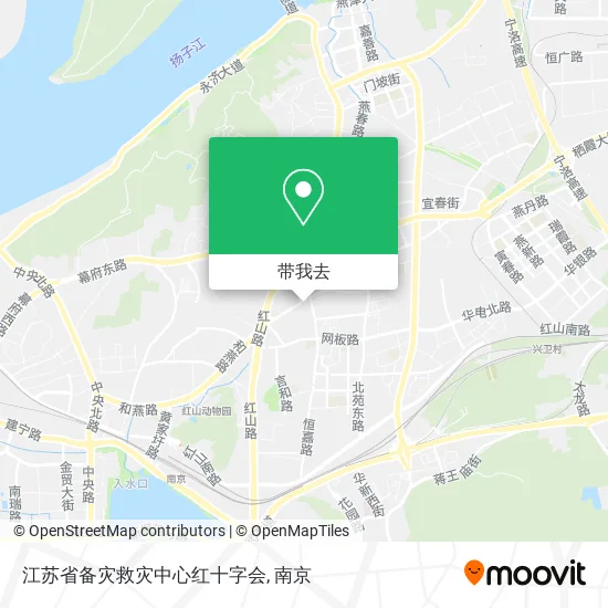 江苏省备灾救灾中心红十字会地图