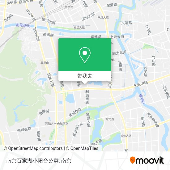 南京百家湖小阳台公寓地图