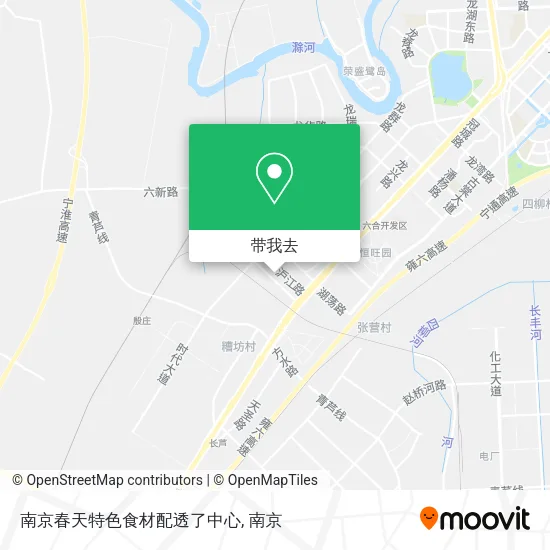 南京春天特色食材配透了中心地图