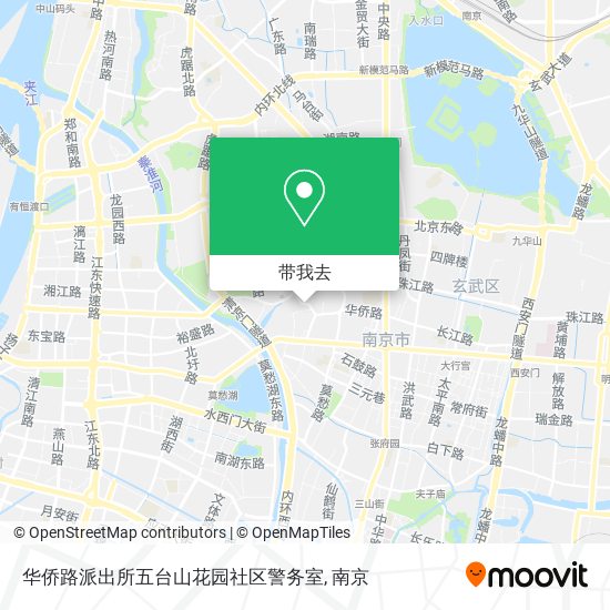 华侨路派出所五台山花园社区警务室地图