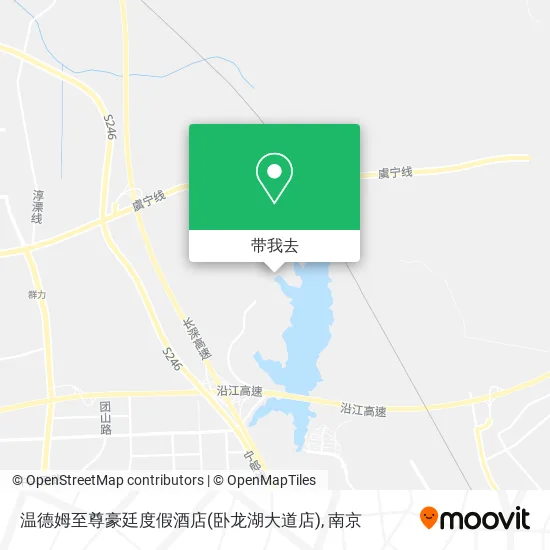 温德姆至尊豪廷度假酒店(卧龙湖大道店)地图