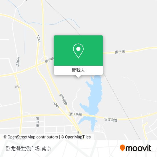 卧龙湖生活广场地图