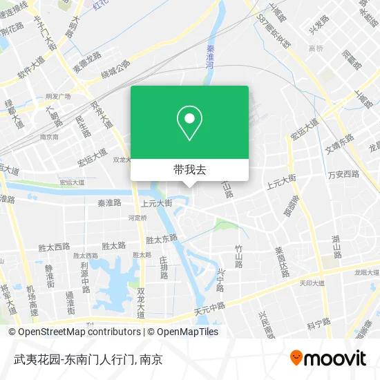 武夷花园-东南门人行门地图