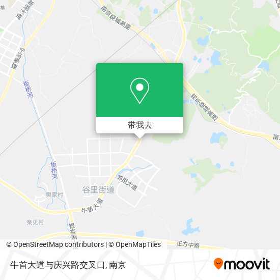 牛首大道与庆兴路交叉口地图