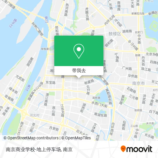 南京商业学校-地上停车场地图