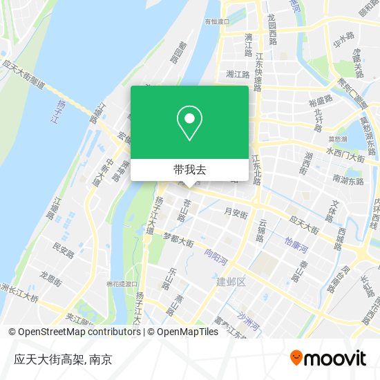 应天大街高架地图
