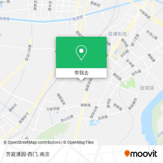 芳庭潘园-西门地图