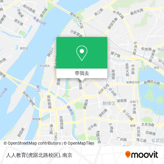 人人教育(虎踞北路校区)地图