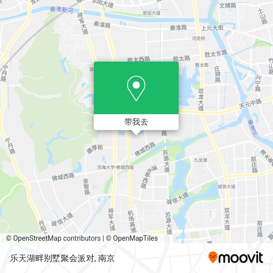 乐天湖畔别墅聚会派对地图