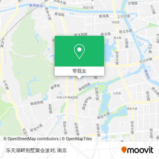 乐天湖畔别墅聚会派对地图