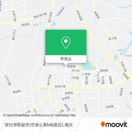 世纪华联超市(空港公寓b组团店)地图