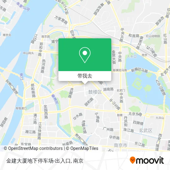 金建大厦地下停车场-出入口地图