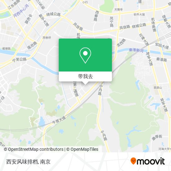 西安风味排档地图