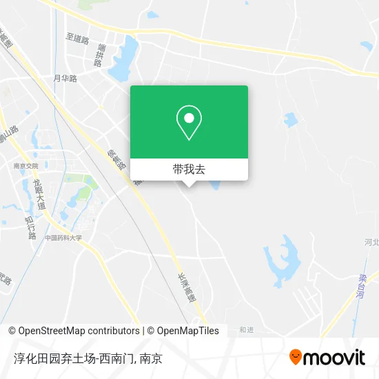 淳化田园弃土场-西南门地图