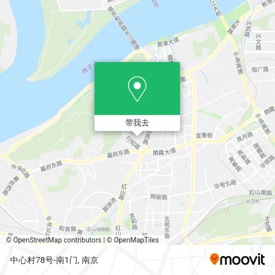 中心村78号-南1门地图
