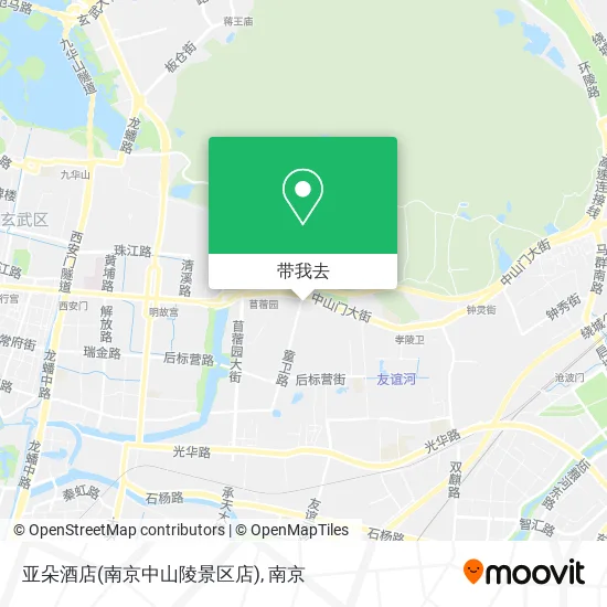 亚朵酒店(南京中山陵景区店)地图