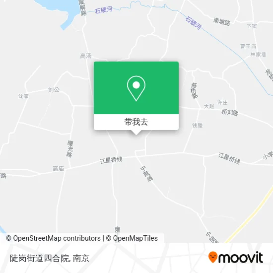 陡岗街道四合院地图