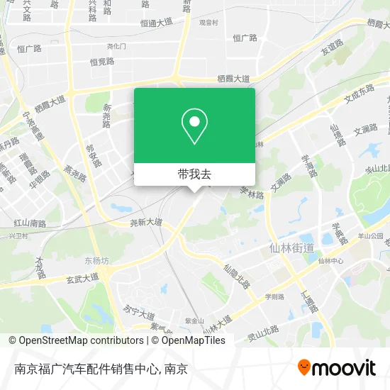 南京福广汽车配件销售中心地图