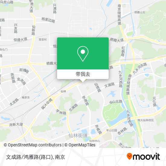 文成路/鸿雁路(路口)地图