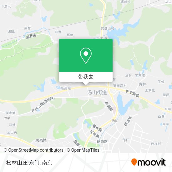 松林山庄-东门地图