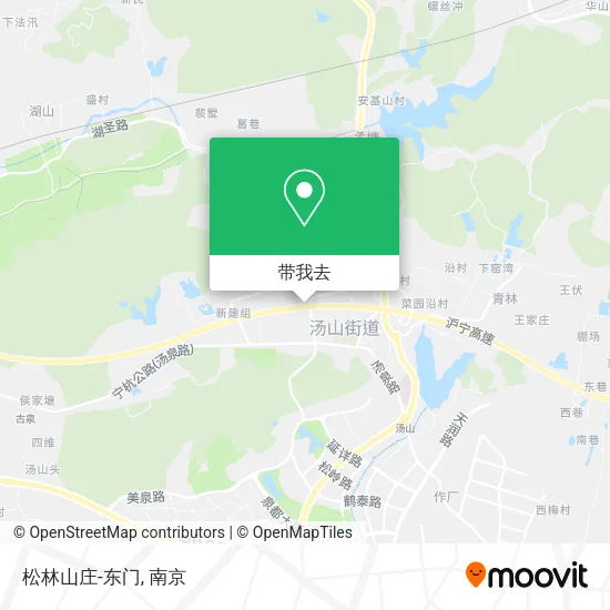 松林山庄-东门地图