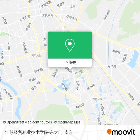 江苏经贸职业技术学院-东大门地图